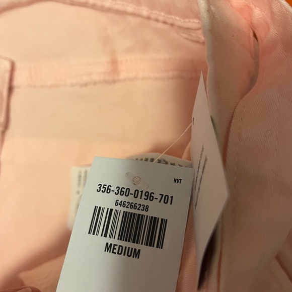 Hollister baby pink belted high rise balloon barrel jeans NWT - Picture 8 of 13